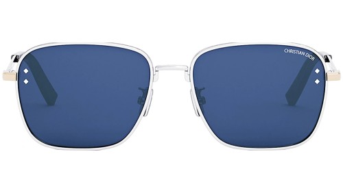 Dior CD DIAMOND S4U - F2B0 N - 55 Sonnenbrillen Silber Eckig