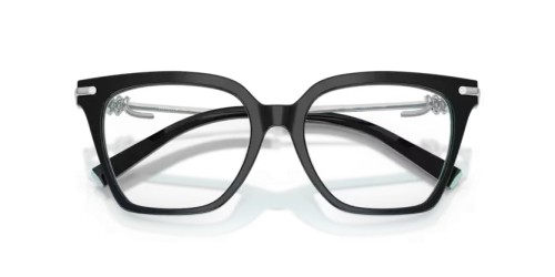 TIFFANY & CO. TF2284B - 8055 - 53 Brillenfassungen Schwarz auf Tiffany Blau Eckig