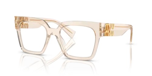 MIU MIU MU 04UV - 11T1O1 - 52 Brillenfassungen Eckig