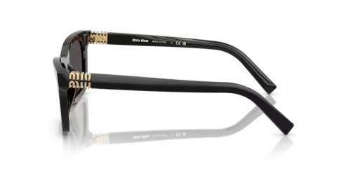 MIU MIU MU A05S - 16K08Z - 55 Sonnenbrillen Schwarz Rechteck