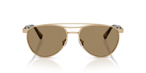 BRUNELLO CUCINELLI BC2007SM - 501653 - 56 - VERGOLDET (GOLD PLATED) Sonnenbrillen Pilot (Aviator)