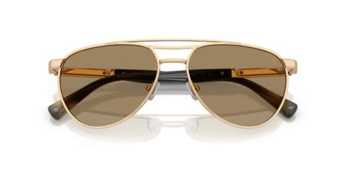 BRUNELLO CUCINELLI BC2007SM - 501653 - 56 - VERGOLDET (GOLD PLATED) Sonnenbrillen Pilot (Aviator)