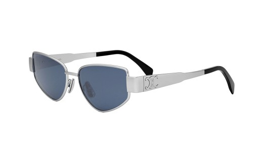Celine CL40293U - 16V - 55 Sonnenbrillen Silber Cat Eye