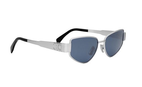 Celine CL40293U - 16V - 55 Sonnenbrillen Silber Cat Eye