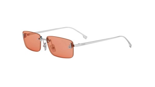 Fendi FE4172US - 16J - 54 Sonnenbrillen Silber Eckig