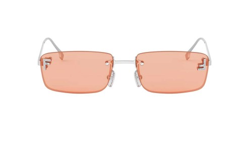 Fendi FE4172US - 16J - 54 Sonnenbrillen Silber Eckig