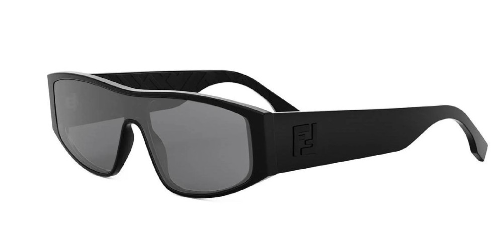 Fendi FE40167I - 01A - 133 Sonnenbrillen Schwarz Schild