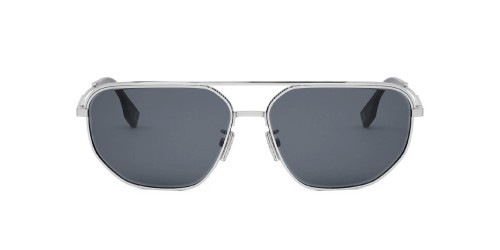 Fendi FE40154U - 16A - 61 Sonnenbrillen Silber Pilot (Aviator)