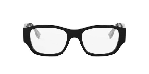 Fendi FE50123I - 001 - 53 Brillenfassungen Schwarz Eckig