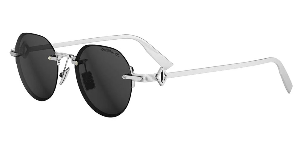Dior CD DIAMOND R5F - F0A0 - 50 Sonnenbrillen Silber Rund