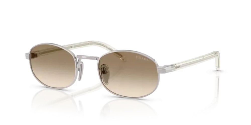 PRADA PR B53S - 1BC80K - 52 Sonnenbrillen Silber Oval