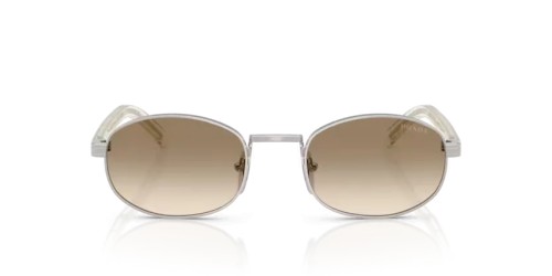 PRADA PR B53S - 1BC80K - 52 Sonnenbrillen Silber Oval