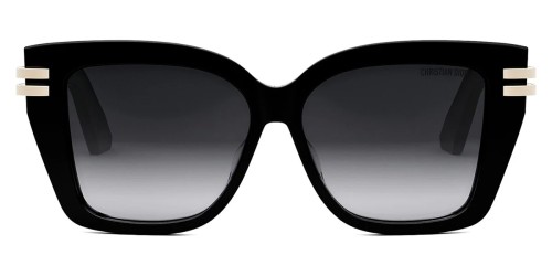 Dior CDIOR S1F - 10A1 D - 56 Sonnenbrillen Schwarz Kissenform (Abgerundet)