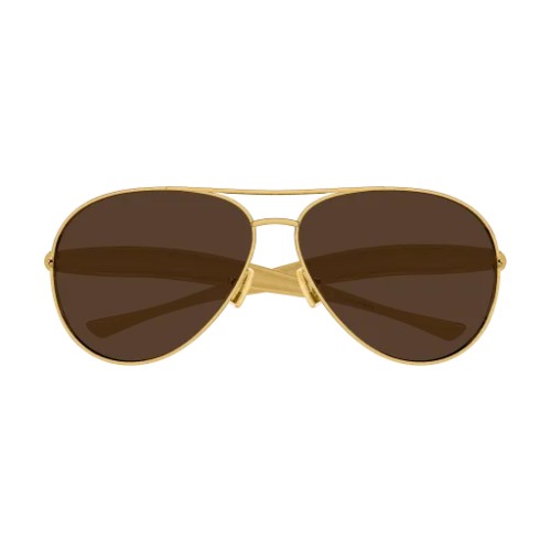 Bottega Veneta BV1305S - 007 - 64 Sonnenbrillen Gold Pilot (Aviator)