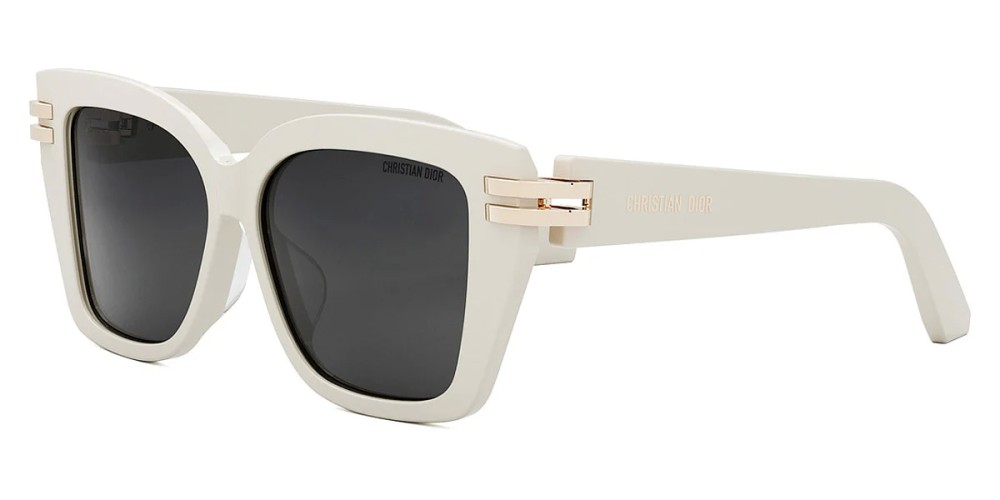 Dior CDIOR S1F - 95A0 D - 56 Sonnenbrillen Weiß Kissenform (Abgerundet)