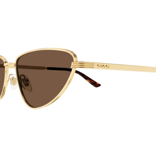 Gucci GG1879S - 002 - 57 Sonnenbrillen Gold Cat Eye