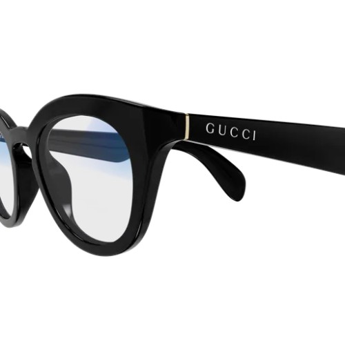 Gucci GG1934S - 006 - 47 - MIT PHOTOCHROMEN GLÄSERN Sonnenbrillen Schwarz Panto / Abgerundet