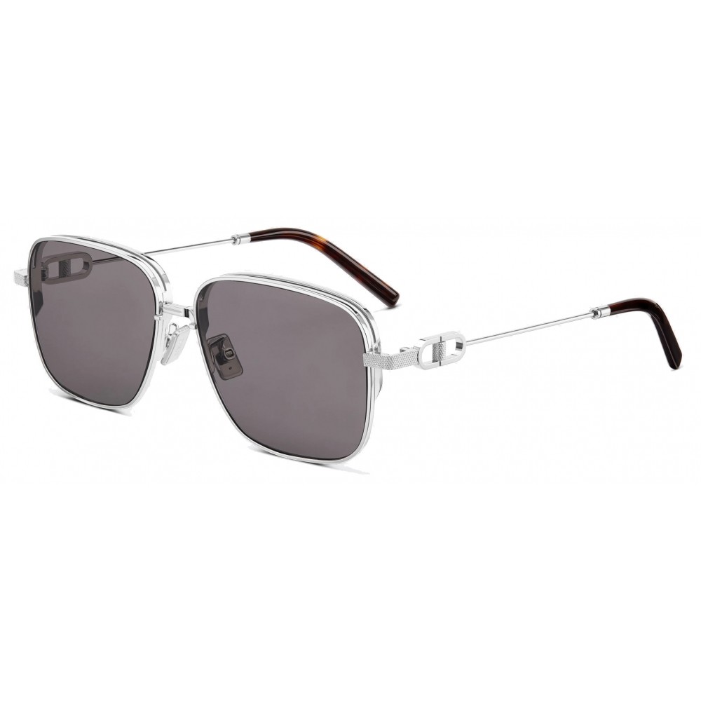 Dior CD LINK N1U - F0A0 A - 56 Sonnenbrillen Silber Eckig