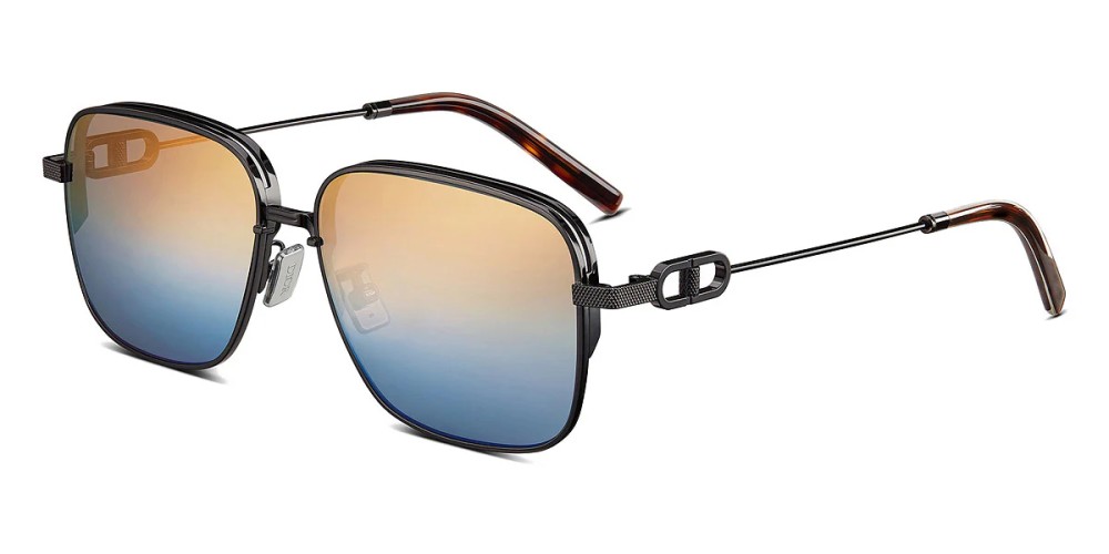 Dior CD LINK N1U - H4I2 - 56 Sonnenbrillen Schwarz Eckig