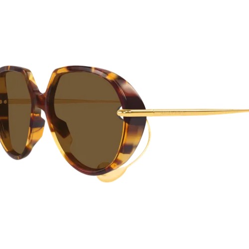 Bottega Veneta BV1436S - 002 - 60 Sonnenbrillen Havanna Panto / Abgerundet
