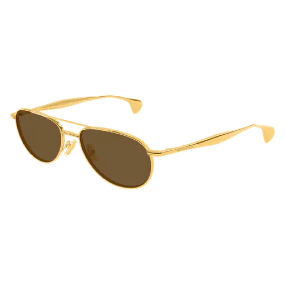 Bottega Veneta BV1419S - 001 - 56 Sonnenbrillen Gold Pilot (Aviator)