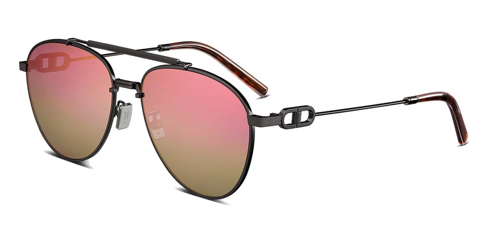 Dior CD LINK R1U - H4L2 A - 56 Sonnenbrillen Schwarz Pilot (Aviator)