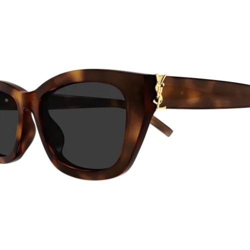 Saint Laurent SL M153 - 003 - 55 Sonnenbrillen Havanna Eckig