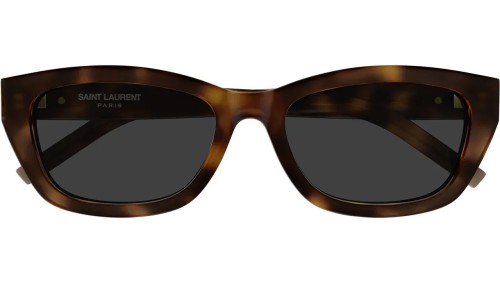 Saint Laurent SL M153 - 003 - 55 Sonnenbrillen Havanna Eckig