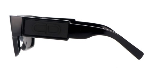 Dior CD SU - 10A0 R - 55 Sonnenbrillen Schwarz Eckig