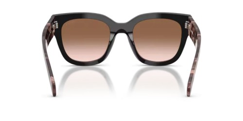 PRADA PR C04S - 28F90P - 52 Sonnenbrillen Schwarz Eckig