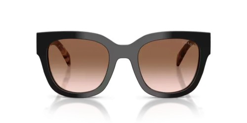 PRADA PR C04S - 28F90P - 52 Sonnenbrillen Schwarz Eckig