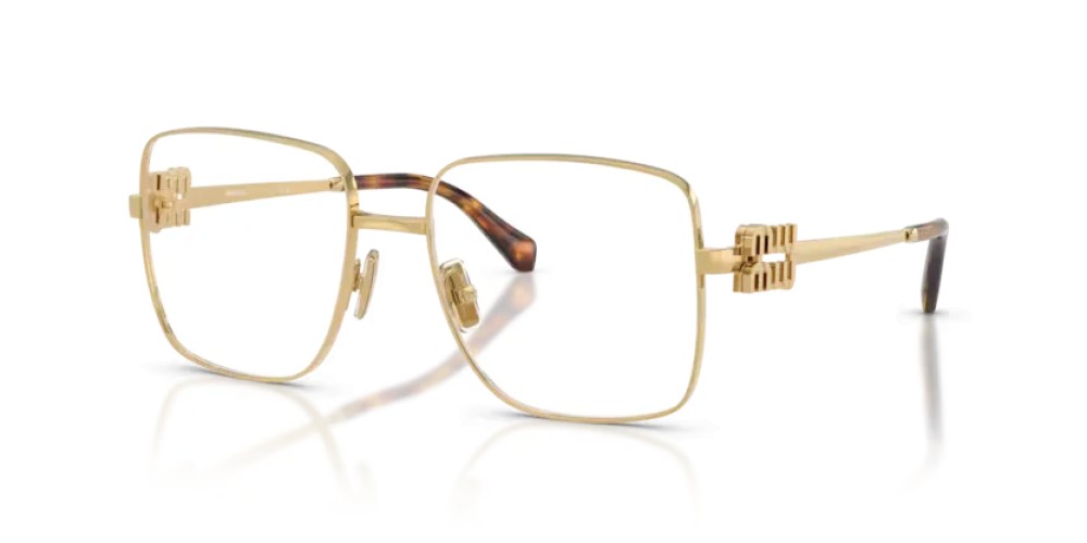 MIU MIU MU 51XV - ​5AK1O1 - ​54 Brillenfassungen Gold Eckig