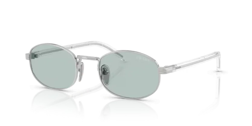 PRADA PR B53S - 1BC40N - 52 Sonnenbrillen Silber Oval