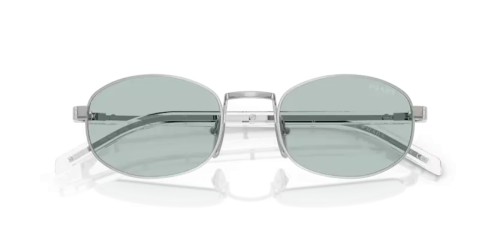 PRADA PR B53S - 1BC40N - 52 Sonnenbrillen Silber Oval