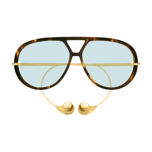 Bottega Veneta BV1273S - 007 - 63 Sonnenbrillen Havanna Pilot (Aviator)
