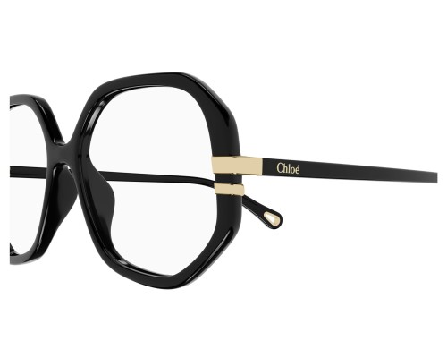 Chloé CH0107O - 005 - 56 Brillenfassungen Schwarz Eckig