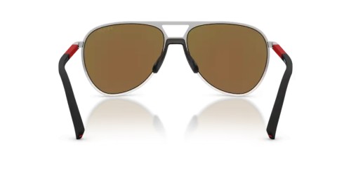 Prada Linea Rossa PS 53ZS - 1BC08R - 59 Sonnenbrillen Silber Pilot (Aviator)
