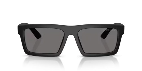 Prada Linea Rossa PS A07S - 1BO02G - 58 - MIT POLARISIERTEN GLÄSERN Sonnenbrillen Matt Schwarz Rechteck