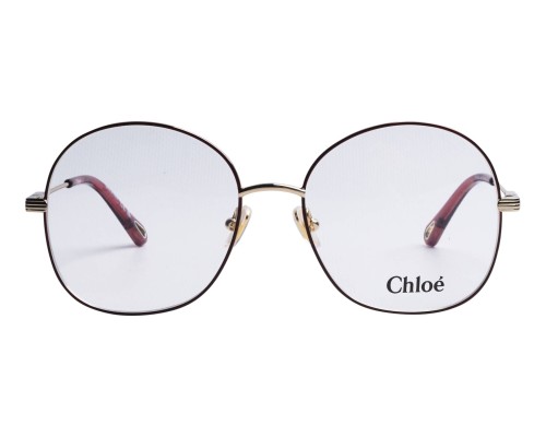 Chloé CH0138O - 003 - 55 Brillenfassungen Gold Rund