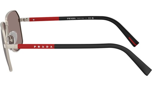 Prada Linea Rossa PS A51S - 18X80I - 57 Sonnenbrillen Rechteck