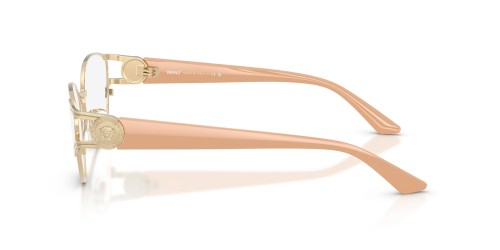 VERSACE VE1309 - 1519 - 54 Brillenfassungen Gold, Puderfarben Cat Eye