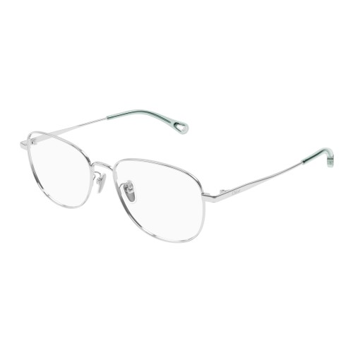 Chloé CH0213OA - 002 - 53 Brillenfassungen Silber Kissenform (Abgerundet)