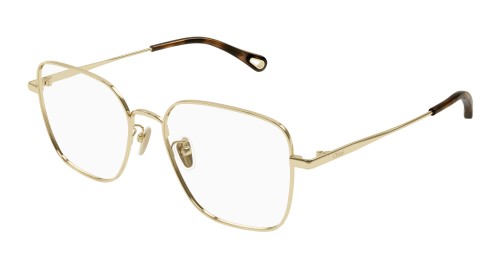 Chloé CH0214OA - 001 - 54 Brillenfassungen Gold Eckig