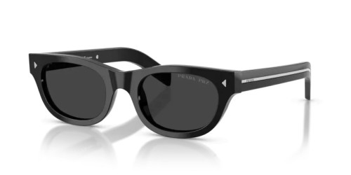 PRADA PR C09S - 16K08G - 51 - MIT POLARISIERTEN GLÄSERN Sonnenbrillen Schwarz Cat's Eye