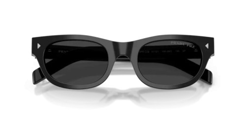 PRADA PR C09S - 16K08G - 51 - MIT POLARISIERTEN GLÄSERN Sonnenbrillen Schwarz Cat's Eye