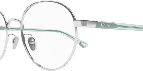 Chloé CH0216OA - 001 - 52 Brillenfassungen Silber Kissenform (Abgerundet)