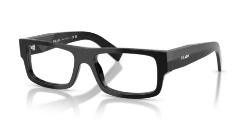 PRADA PR D06V - 16K1O1 - 55 Brillenfassungen Schwarz Rechteck