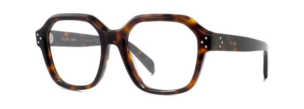 Celine CL50096I - 052 - 52 Brillenfassungen Havanna Eckig