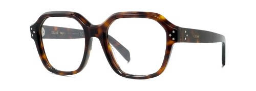 Celine CL50096I - 052 - 52 Brillenfassungen Havanna Eckig