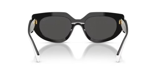 PRADA PR D02S - 20G08Z - 53 Sonnenbrillen Schwarz Oval